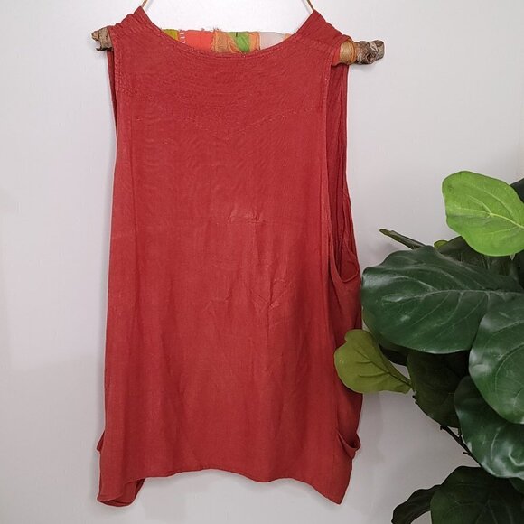 Las Manos Women's Sleeveless Cardigan Open Front Vest Lightweight Cool Coat - Picture 4 of 6